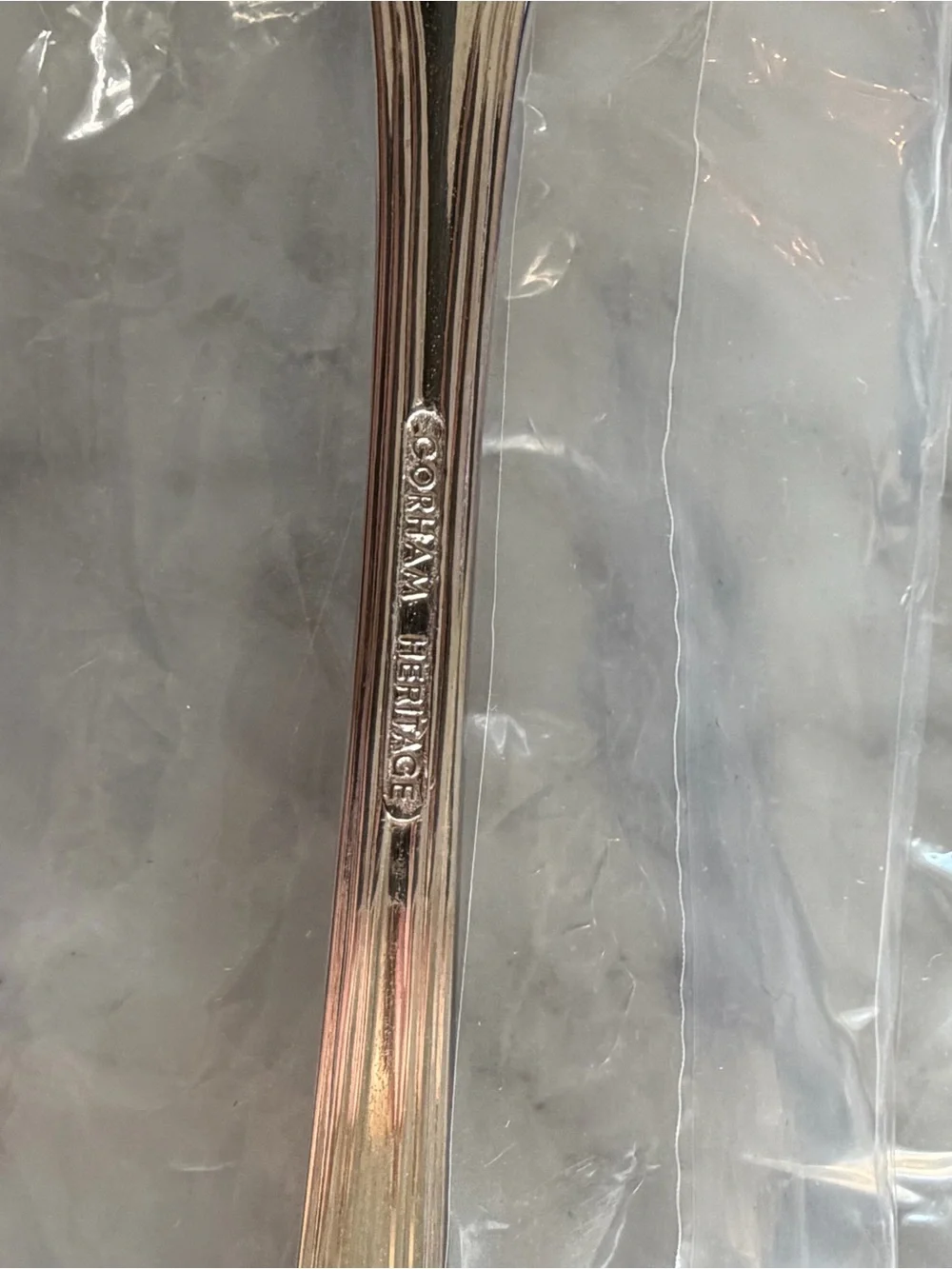 Gorham Silverplated Pasta Scoop with Blue Box